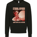 Eternal Voyager Cycling Bycycle Cyclist Mens Sweatshirt Jumper Black