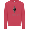 Ethereum Crypto Currency Kids Sweatshirt Jumper Heliconia
