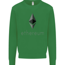 Ethereum Crypto Currency Kids Sweatshirt Jumper Irish Green