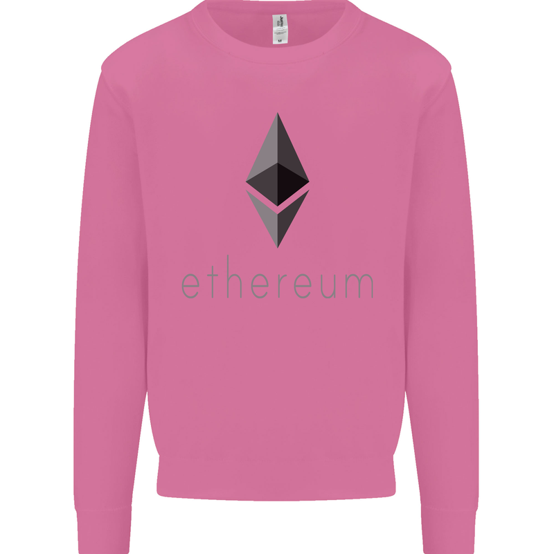 Ethereum Crypto Currency Mens Sweatshirt Jumper Azalea