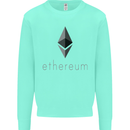 Ethereum Crypto Currency Mens Sweatshirt Jumper Peppermint