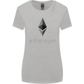 Ethereum Crypto Currency Womens Wider Cut T-Shirt Sports Grey