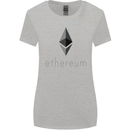 Ethereum Crypto Currency Womens Wider Cut T-Shirt Sports Grey