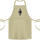 Ethereum Cryptocurrency Bitcoin Cotton Apron 100% Organic Khaki