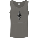 Ethereum Cryptocurrency Bitcoin Mens Vest Tank Top Charcoal