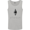 Ethereum Cryptocurrency Bitcoin Mens Vest Tank Top Sports Grey