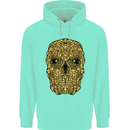 Ethnic Skull Gothic Tribal Demon Childrens Kids Hoodie Peppermint