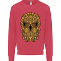 Ethnic Skull Gothic Tribal Demon Kids Sweatshirt Jumper Heliconia