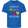 Every Day I'm Puzzling Autism Autistic ASD Kids T-Shirt Childrens Royal Blue