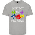Every Day I'm Puzzling Autism Autistic ASD Kids T-Shirt Childrens Sports Grey