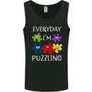 Every Day I'm Puzzling Autism Autistic ASD Mens Vest Tank Top Black