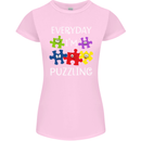 Every Day I'm Puzzling Autism Autistic ASD Womens Petite Cut T-Shirt Light Pink