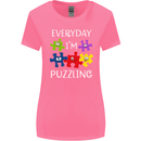Every Day I'm Puzzling Autism Autistic ASD Womens Wider Cut T-Shirt Azalea