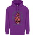 Every Day Is a Party Hustle Skull Alcohol Childrens Kids Hoodie Purple