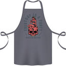 Every Day Is a Party Hustle Skull Alcohol Cotton Apron 100% Organic Steel