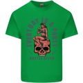 Every Day Is a Party Hustle Skull Alcohol Mens Cotton T-Shirt Tee Top Irish Green