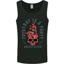 Every Day Is a Party Hustle Skull Alcohol Mens Vest Tank Top Black