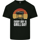 Every Days a Grill Day Funny BBQ Retirement Kids T-Shirt Childrens Black