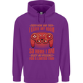 Every Now & Then I Leave My Room Gamer Childrens Kids Hoodie Purple