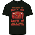 Every Now & Then I Leave My Room Gamer Kids T-Shirt Childrens Black