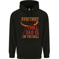 Everybody Chill Dad Is on the Grill Childrens Kids Hoodie Black