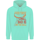 Everybody Chill Dad Is on the Grill Childrens Kids Hoodie Peppermint