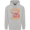 Everybody Chill Dad Is on the Grill Childrens Kids Hoodie Sports Grey