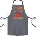 Everybody Chill Dad Is on the Grill Cotton Apron 100% Organic Steel