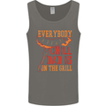 Everybody Chill Dad Is on the Grill Mens Vest Tank Top Charcoal