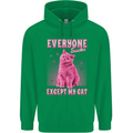 Everyone Sucks Except My Cat Childrens Kids Hoodie Irish Green