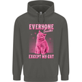 Everyone Sucks Except My Cat Childrens Kids Hoodie Storm Grey