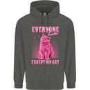 Everyone Sucks Except My Cat Childrens Kids Hoodie Storm Grey