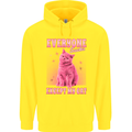 Everyone Sucks Except My Cat Childrens Kids Hoodie Yellow
