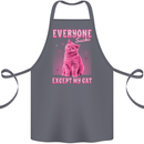 Everyone Sucks Except My Cat Cotton Apron 100% Organic Steel