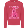 Everyone Sucks Except My Cat Kids Sweatshirt Jumper Heliconia