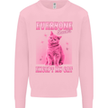 Everyone Sucks Except My Cat Kids Sweatshirt Jumper Light Pink