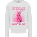 Everyone Sucks Except My Cat Kids Sweatshirt Jumper White