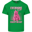 Everyone Sucks Except My Cat Kids T-Shirt Childrens Irish Green