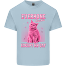 Everyone Sucks Except My Cat Kids T-Shirt Childrens Light Blue