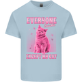 Everyone Sucks Except My Cat Mens Cotton T-Shirt Tee Top Light Blue