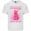 Everyone Sucks Except My Cat Mens Cotton T-Shirt Tee Top White
