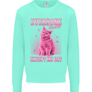 Everyone Sucks Except My Cat Mens Sweatshirt Jumper Peppermint