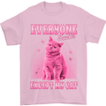 Everyone Sucks Except My Cat Mens T-Shirt 100% Cotton Light Pink
