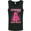 Everyone Sucks Except My Cat Mens Vest Tank Top Black