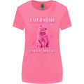 Everyone Sucks Except My Cat Womens Wider Cut T-Shirt Azalea