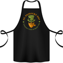 Everyone's Irish on St. Patrick's Day Beer Cotton Apron 100% Organic Black