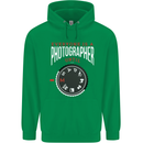 Everyone's a Photographer Until Photography Mens 80% Cotton Hoodie Irish Green