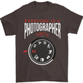 Everyone's a Photographer Until Photography Mens T-Shirt Cotton Gildan Dark Chocolate