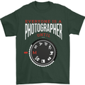 Everyone's a Photographer Until Photography Mens T-Shirt Cotton Gildan Forest Green