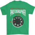 Everyone's a Photographer Until Photography Mens T-Shirt Cotton Gildan Irish Green
